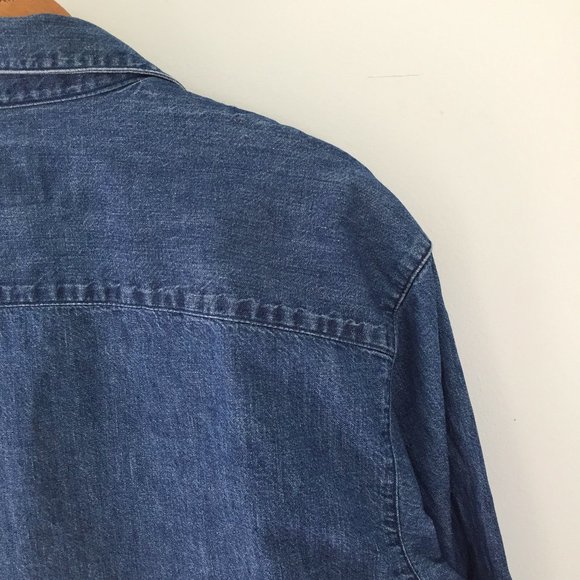 Harley Davidson Denim Button Down Shirt - Picture 5 of 6